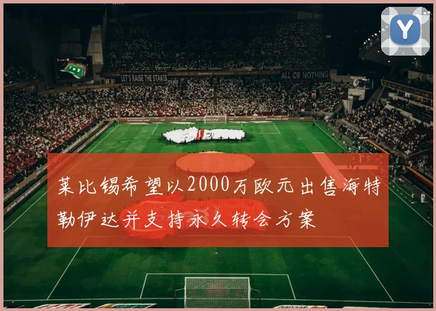 莱比锡希望以2000万欧元出售海特勒伊达并支持永久转会方案
